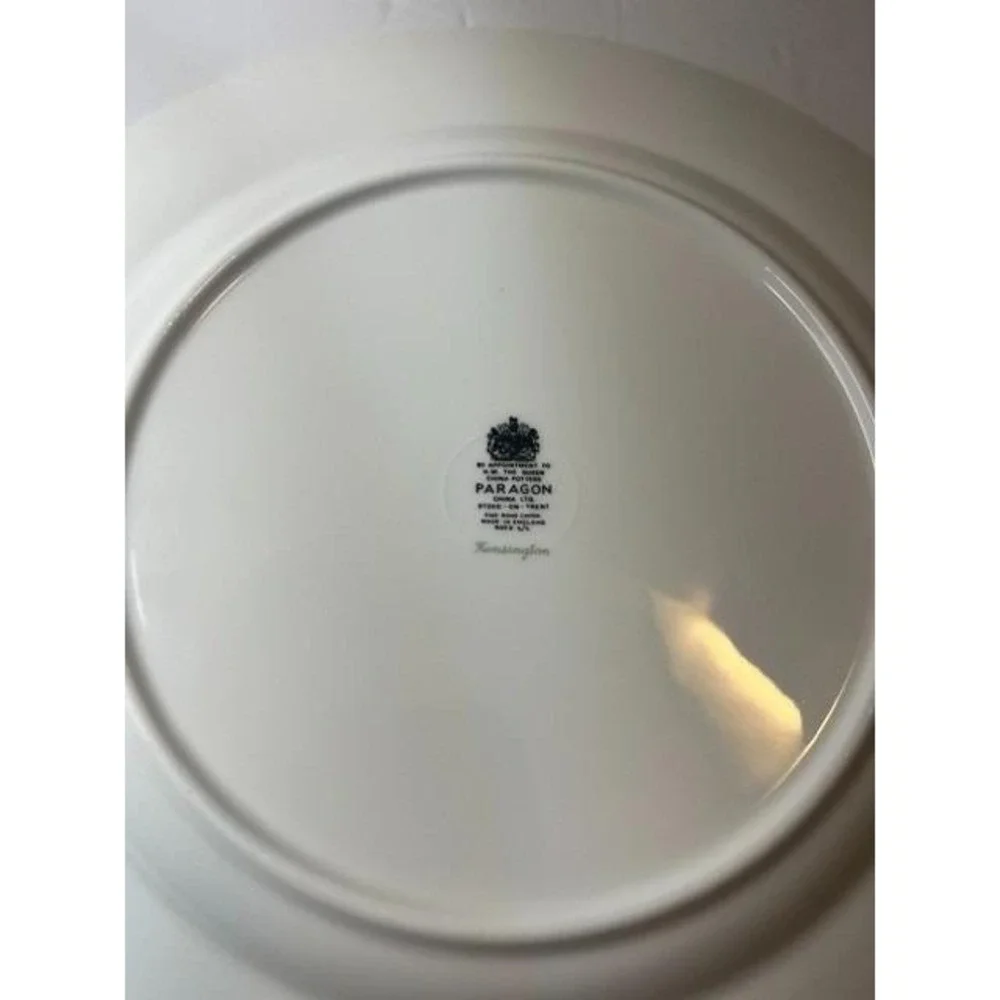Set of 4 Paragon Kensington Fine Bone China Dinner Plates 10 in